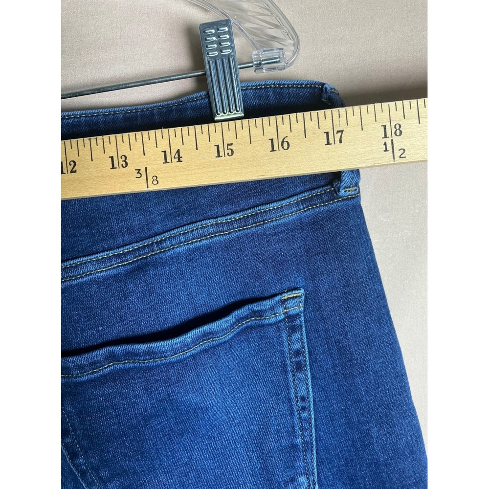 Lauren Conrad‎ Womens High Rise Straight Leg Jeans Dark Wash Size 16 - Picture 5 of 10